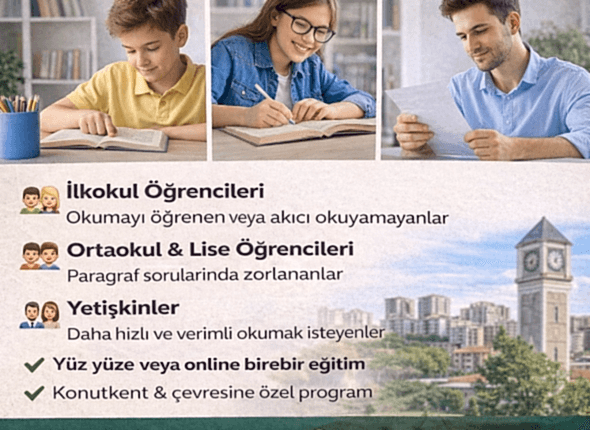 konutkent hızlı okuma eğitimi