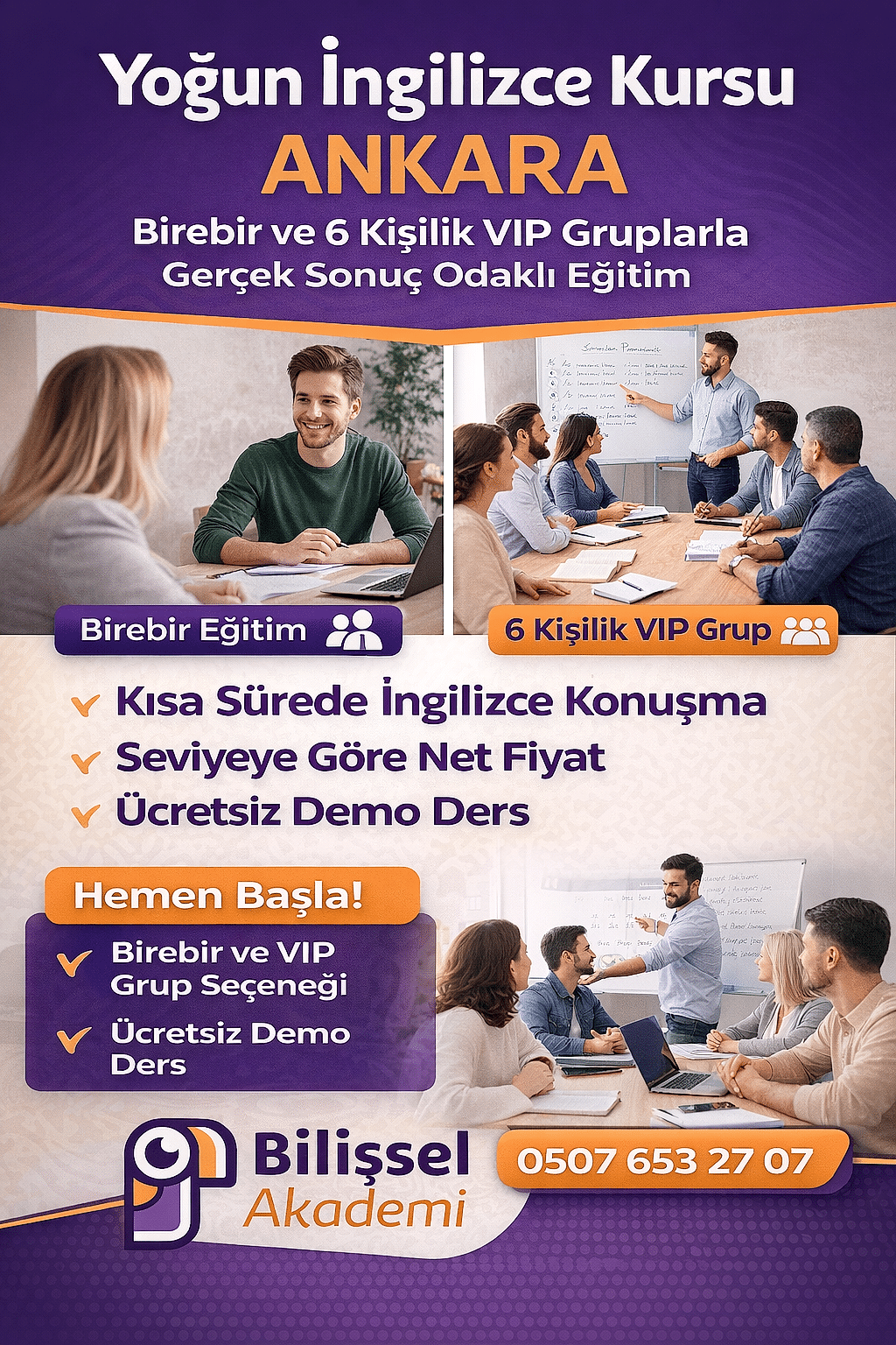 Yoğun İngilizce Kursu Ankara