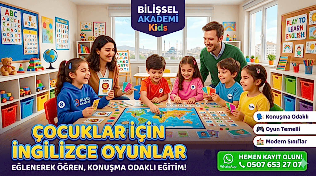 Çocuklar için İngilizce oyunlar