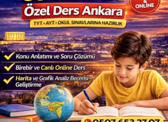 Coğrafya Özel Ders Ankara