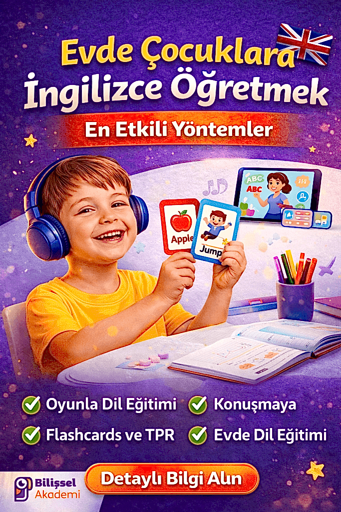 Evde Çocuklara İngilizce Öğretmek
