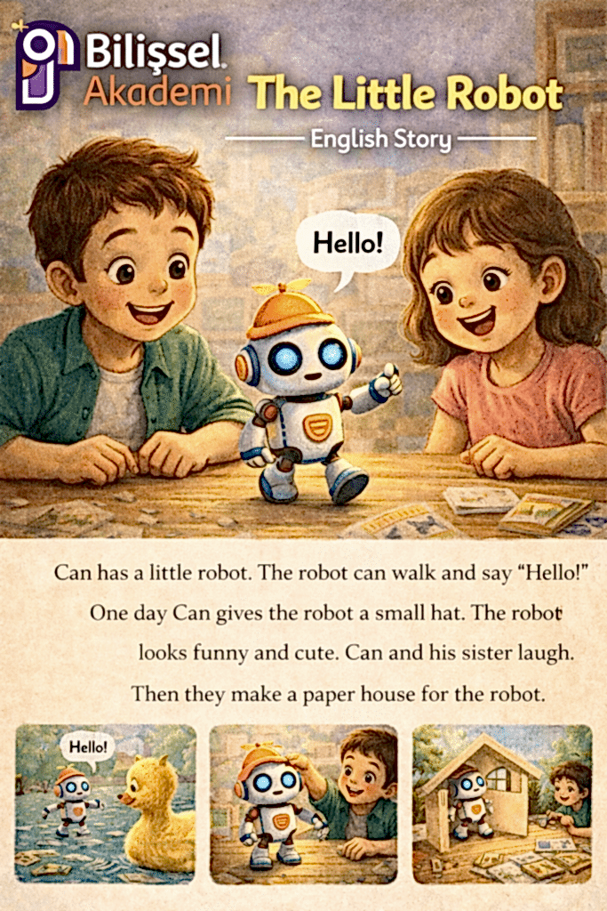 The Little Robot-Çocuk Hikayeleri İngilizce