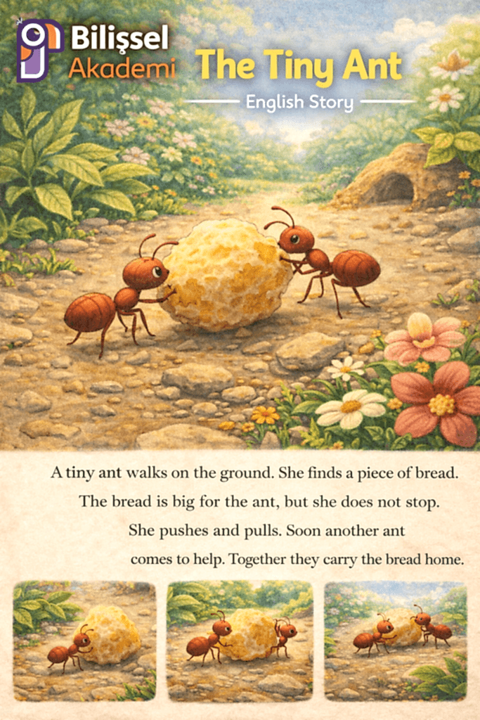 The Tiny Ant-Çocuk Hikayeleri İngilizce