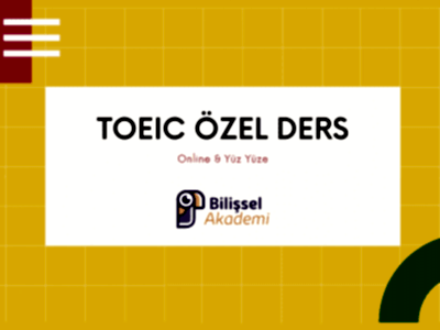 TOEİC Özel Ders
