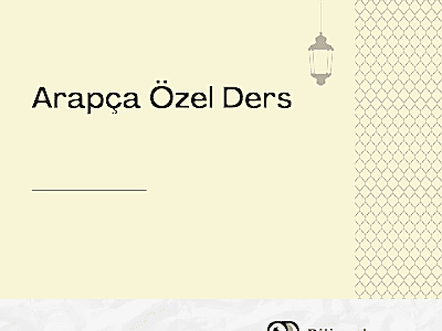Arapça Özel Ders